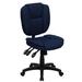 Symple Stuff Witcher Mid-Back Multifunction Ergonomic Task Office Chair w/ Pillow Top Cushioning Upholstered/Mesh | Wayfair