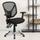 Flash Furniture Bonavant Mid-Back Mesh Multifunction Swivel Task Office Chair w/ Adjustable Arms Upholstered/Mesh in Black | Wayfair GO-WY-89-GG