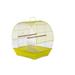 Tucker Murphy Pet™ Tanya Pet Dome Top Cockatiel Bird Cage w/ Removable Tray Plastic/Steel in Gray/Yellow | 18 H x 14 W x 16 D in | Wayfair