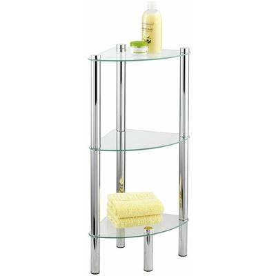 Yego Wenko Eckbadezimmer-Regal, 3 praktische Regale einfach zu installieren Wenko Image