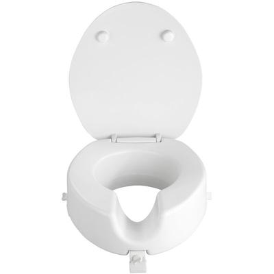 Wenko - Premium WC-Sitz Secura, mit Easy-Close Absenkautomatik, Weiß, Duroplast weiß, Polyethylen