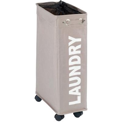 Wäschesammler Corno Taupe, Wäschekorb, 43 l, Taupe, Polyester taupe, Polypropylen schwarz, Image