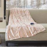 Mercer41 Noell Heated Metallic Print Throw Polyester in Gray | 50 W in | Wayfair C43ED20FDE834AF8823253932AB6E67F