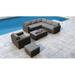 Everly Quinn Glen Ellyn 8 Piece Rattan Sectional Seating Group w/ Sunbrella Cushions Synthetic Wicker/All - Weather Wicker/Wicker/Rattan | Outdoor Furniture | Wayfair