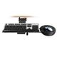 Dataflex 97.513 Tastatur- und Mausablage, Metall, schwarz, 76.4 x 53.0 x 16.4 cm