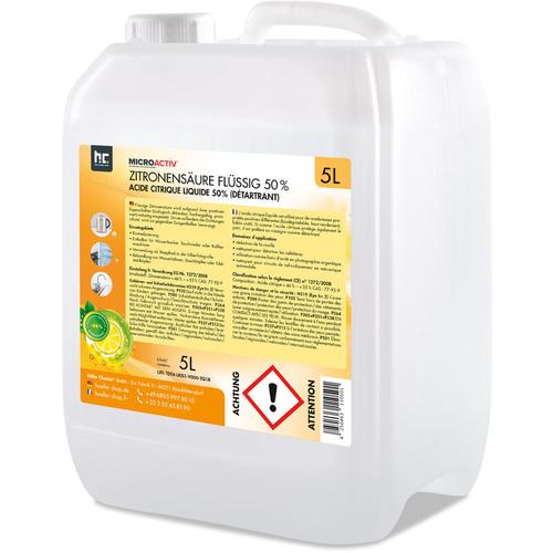 Höfer Chemie Gmbh - 4 x 5 Liter Zitronensäure 50% flüssig