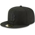 Men's New Era Black Boston Red Sox Primary Logo Basic 59FIFTY Fitted Hat