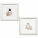 House of Hampton® 'Perfume I & VII' 2 Piece Watercolor Painting Print Set Paper | 12" H x 12" W x 0.75" D | Wayfair