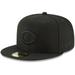 Men's New Era Black Cincinnati Reds Primary Logo Basic 59FIFTY Fitted Hat