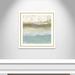 Highland Dunes 'Soft Solace' Framed Acrylic Painting Print Paper in Gray/White | 34.25 H x 34.25 W x 1.13 D in | Wayfair
