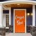 Winston Porter Graduation Garage Door Mural Plastic in Orange | 80 H x 36 W x 1 D in | Wayfair 8CA3968771E741868530D481D9DC280B