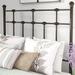 August Grove® Brisa Slat Headboard Metal in Black | 56 H x 55.5 W in | Wayfair C1AF51E7EEC2480B9837A25074CAEE69