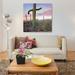 East Urban Home 'Saguaro Cactus Field w/ Sierrita Mountains in The Background, Saguaro National Park, Arizona' Photographic Print on Canvas Canvas | Wayfair