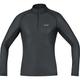 GORE WEAR Herren M WINDSTOPPER BaseLayer Thermo Stehkragenshirt, Schwarz, XL