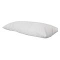 British Made Bolster Ethically Sourced Duck Feather Filled Pillow for UK Mattresses with 100% Cotton Casing for Luxury Lumbar Support Free White Pillowcase – Double Bed