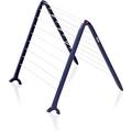 Leifheit Pegasus 110 Bathtub Airer Over Bath Airer, Clothes Airer Bath Rack, Clothes Dryer Rack Indoor, Small Clothes Airer for Indoor and Outdoor Use, Blue and White, 11 m