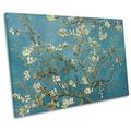 Canvas Geeks - Vincent van Gogh Almond blossom - 120cm wide x 80cm high SINGLE CANVAS WALL ART Picture Print