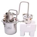 3 Pots DIY 5 Gal 20 litres Home Stainless Alcohol Moonshine Still Spirits Boiler Water Brandy Distiller Kit