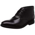 Clarks Mens Smart Lace Up Boots Banbury Mid - Black Leather - UK Size 6G - EU Size 39.5 - US Size 7M