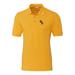 Men's Cutter & Buck Gold West Virginia Mountaineers DryTec Advantage Vault Logo Polo