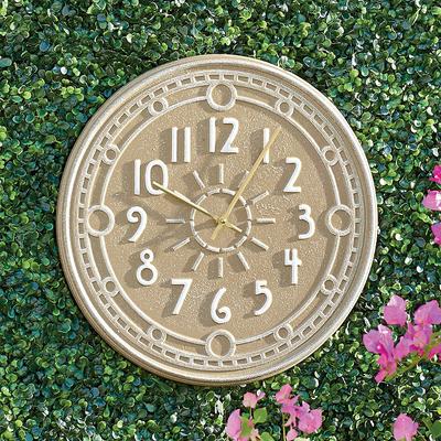 Ashland Outdoor Wall Clock - Navy - Grandin Road