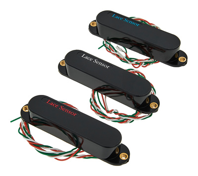 Lace Pickups Value Red Silver Blue 3 Pack