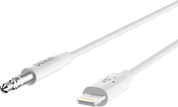 Belkin AV10172bt06-WHT 6-ft. 3.5mm Audio to Lightning Cable