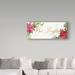 The Holiday Aisle® Cohoes Holiday Happiness IX by Kathleen Parr McKenna - Graphic Art Print on Canvas in White | 20 H x 47 W x 2 D in | Wayfair