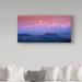 Trademark Fine Art 'Sepia Fairy Tale' Photographic Print on Wrapped Canvas Metal in Blue/Pink | 16 H x 32 W x 2 D in | Wayfair 1X06753-C1632GG