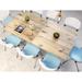 KFI Studios Urban Loft Square Solid Wood Breakroom Table Wood/Metal in Black/Brown | 29 H x 30 W x 30 D in | Wayfair T30SQ-B1917BK-LFT-NA