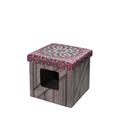 D&D Tierversteck Pet-Box Wood, S, violet