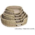 happy-house Rattan Classic Korb, 2 x große