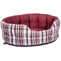 P&L SUPERIOR PET BEDS LTD P & L Superior Pet Beds Hundebett, oval Premium Drop vorne, robust Plaid Design Softee Bett