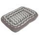 Precision Pet 24891 snoozzy Hip als Zig Zag geringe Bumper Bett, grau/weiß