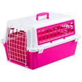 Ferplast Atlas 20 Trendy Panier de Transport für Katzen/Hunde, weiß/fuchsia