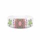 Kess eigene Cristina Bianco design Rose & Grün Mandala Design Pink Grün Malerei Pet Schüssel, 12,1 cm Durchmesser