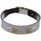 Hartman & Rose Holiday Collection Hundehalsband, Lackleder, Weiß, 10–12 Zoll