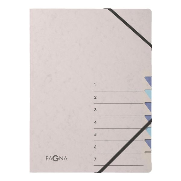 Pagna Ordnungsmappe »Easy Grey« 7-teilig blau, 24x32x4 cm Image