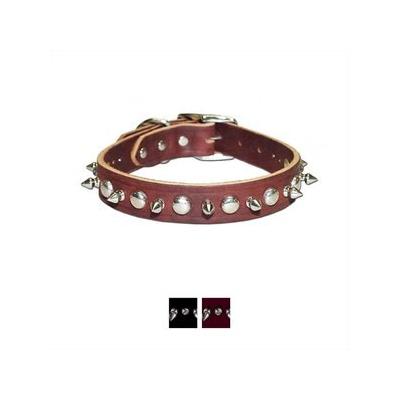 omnipet round latigo leather dog collar