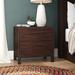 Union Rustic Jeffries 2 - Drawer Solid Wood Nightstand in Rustic Tobacco Wood in Brown/Gray | 23.25 H x 23.5 W x 15.75 D in | Wayfair