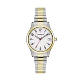 Caravelle by Bulova Women's Easy Reader Two Tone Stainless Steel Expansion Watch - 45M111, Size: Small, Multicolor