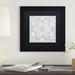 East Urban Home 'Frosty the Snowman Mandala' Framed Graphic Art Canvas, Wood in Black/White | 16 H x 16 W x 0.75 D in | Wayfair