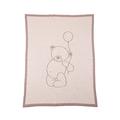Love Cashmere Unisex 100% Cashmere Baby Cot Blanket - Teddy Bear - Natural Multi - made in Scotland
