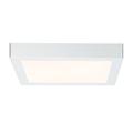 Paulmann Lunar Ceiling Light Flat LED-Light (Square 30 x 30 x 3.8 cm, Light: Warm White), Interior Wall Light, LED Panel Aluminium, Colour: White Matte, Silver