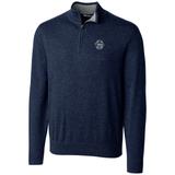 Men's Cutter & Buck Navy Penn State Nittany Lions Big Tall College Vault Lakemont Tri-Blend Half-Zip Pullover Jacket