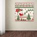 The Holiday Aisle® Christmas Folklore 2 by Jean Plout - Graphic Art Print on Canvas in Green | 24 H x 24 W x 2 D in | Wayfair