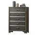 Willa Arlo™ Interiors Georgetta 5 Drawer 34" Wide Chest Wood in Gray | Wayfair 7B3F9C13B94542FEA30AC209BB5CC73D