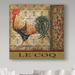 Trademark Fine Art 'Vintage Le Coq 1' Vintage Advertisement on Wrapped Canvas in Black | 35 H x 35 W x 2 D in | Wayfair ALI37396-C3535GG