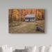 Trademark Fine Art 'Alex Cole Cabin' Photographic Print on Wrapped Canvas in White | 30 H x 47 W x 2 D in | Wayfair ALI34940-C3047GG