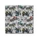 Williston Forge 'Vintage Motorcycles on Route 66 12' Vintage Advertisement on Wrapped Canvas in Gray/Green | 24 H x 24 W x 2 D in | Wayfair
